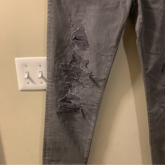 AMERICAN EAGLE NEXT LEVEL FLEX DISTRESSED SKINNY JEANS SIZE 30/36 NWT - Picture 4 of 10
